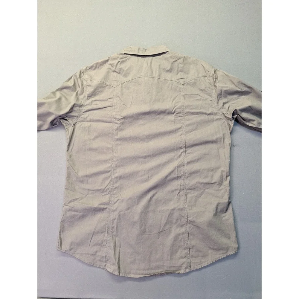 Stetson Mens Grey Swirl Snap Western Shirt XL Embroidered Rodeo Chore‎ Club Work